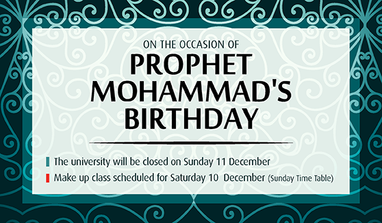 Prophet Muhammad birthday