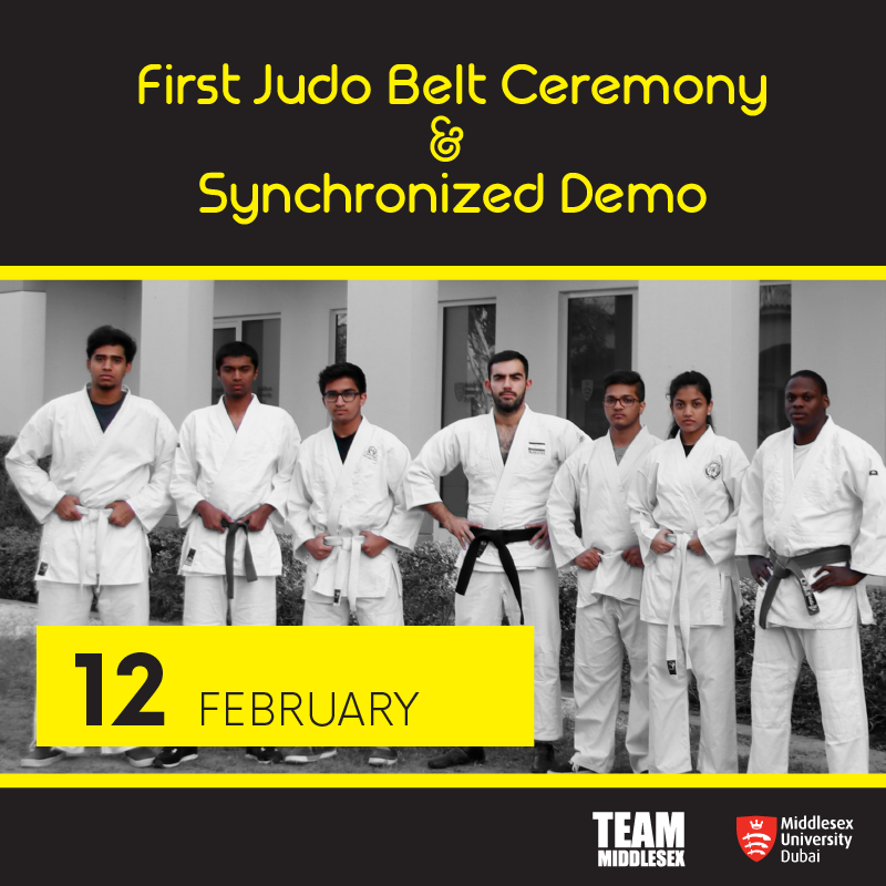 First Judo Belt Issue Ceremony